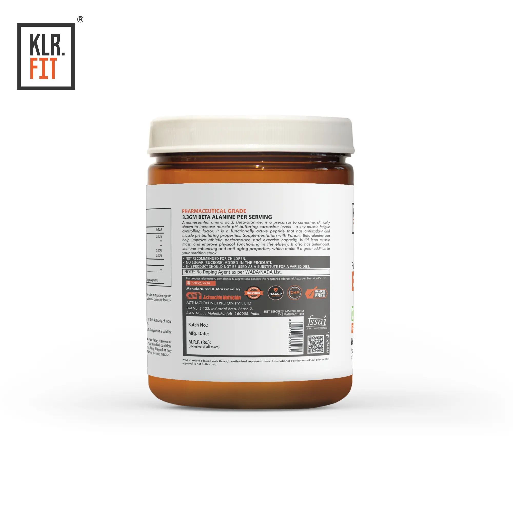 KLR.FIT Beta Alanine - product image