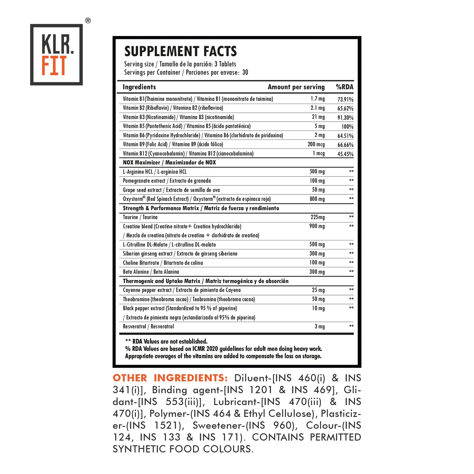KLR.FIT Vasodil-8 - product image