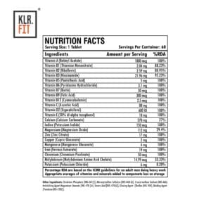 KLR.FIT Vitamins & Minerals