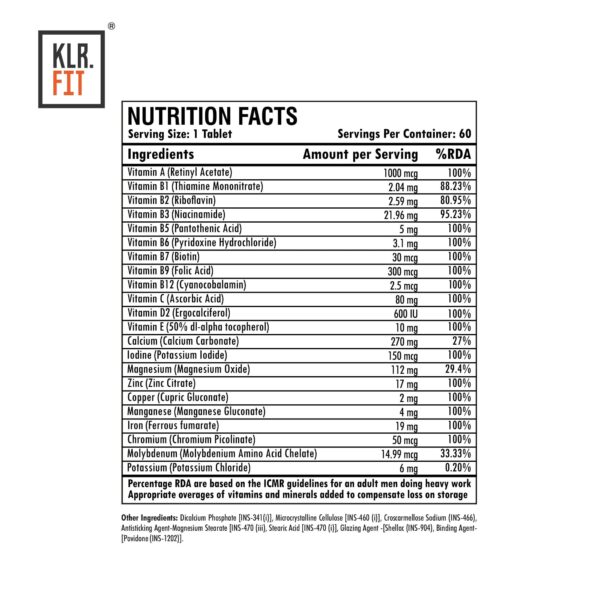 KLR.FIT Vitamins & Minerals