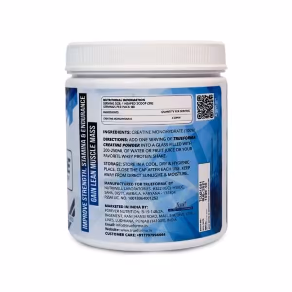 Trueforma Creatine – 100% Micronized Creatine Powder - product image
