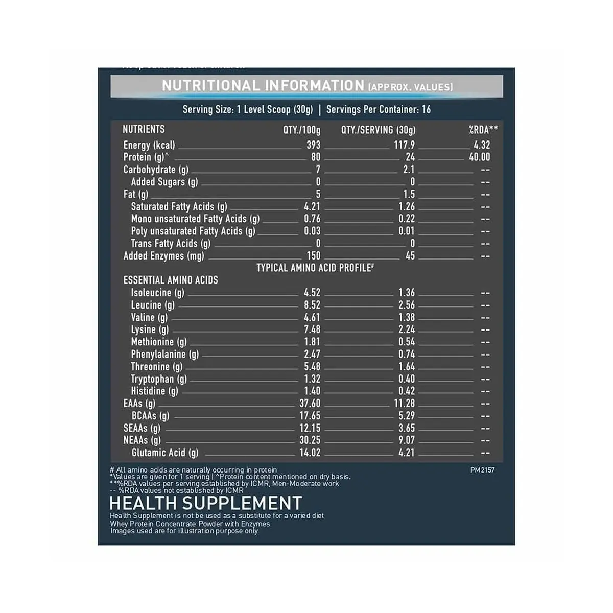 MuscleBlaze 80% Raw Whey Protein - Image 2