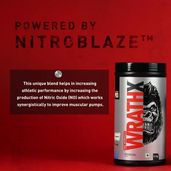 MuscleBlaze Pre Workout WrathX - 30 Servings