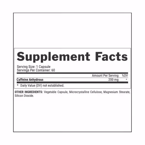 Nutrex Research Labs, Caffeine 200 - product image