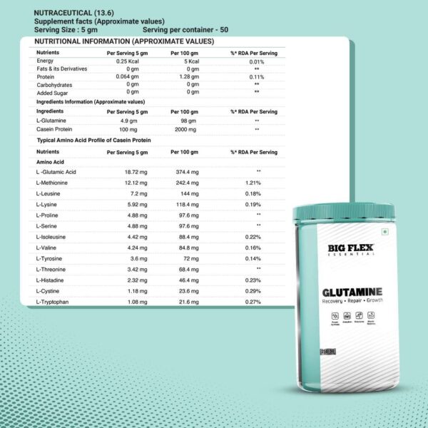Bigflex Glutamine Powder
