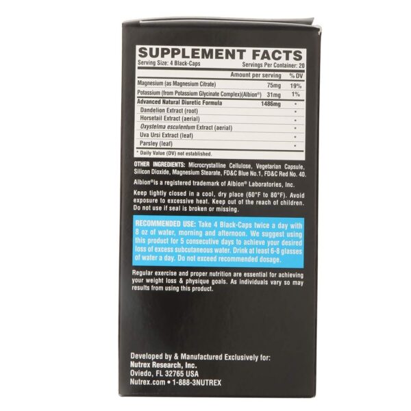 Nutrex Research Lipo 6 Black Diuretic Advanced Formula