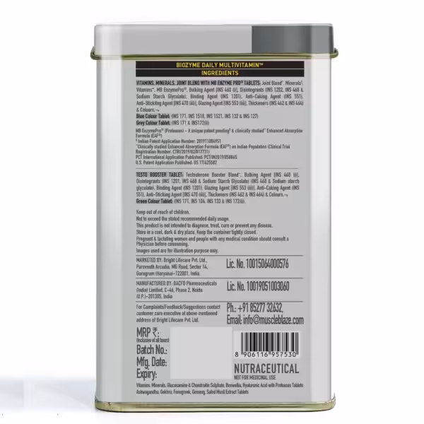 MuscleBlaze Biozyme Daily Multivitamin - product image