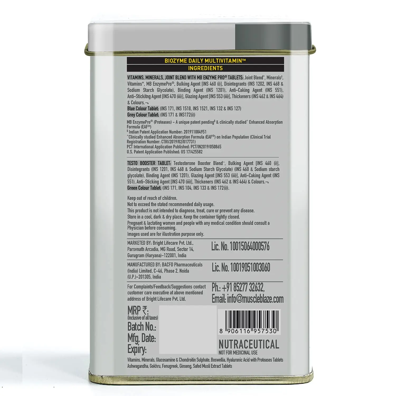 MuscleBlaze Biozyme Daily Multivitamin - Image 4