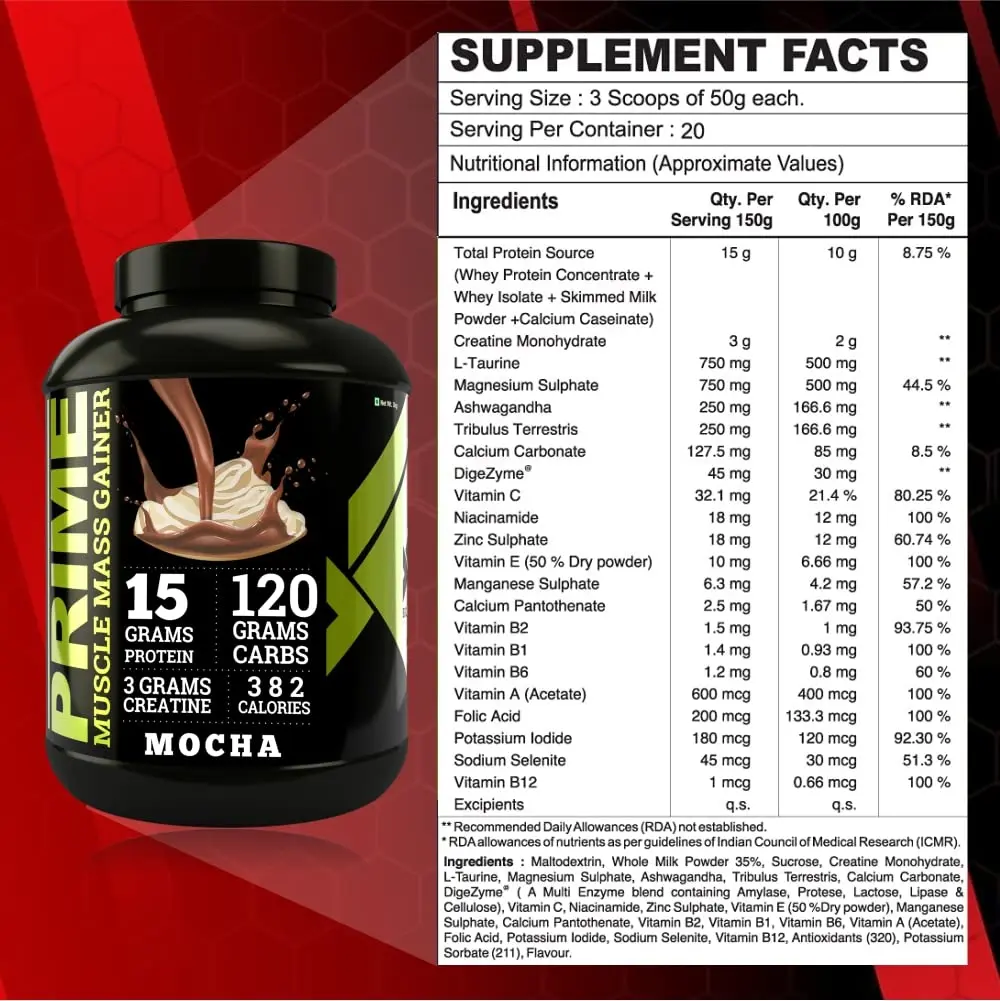 Bigflex Prime Mass Gainer - Image 2