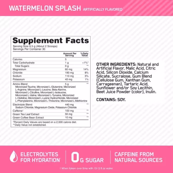 Optimum Nutrition Amino Energy + Electrolytes - product image