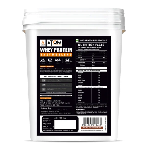 Asitis Nutrition ATOM Whey Protein 4Kg