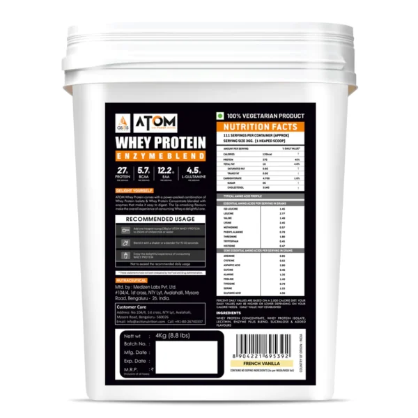 Asitis Nutrition ATOM Whey Protein 4Kg