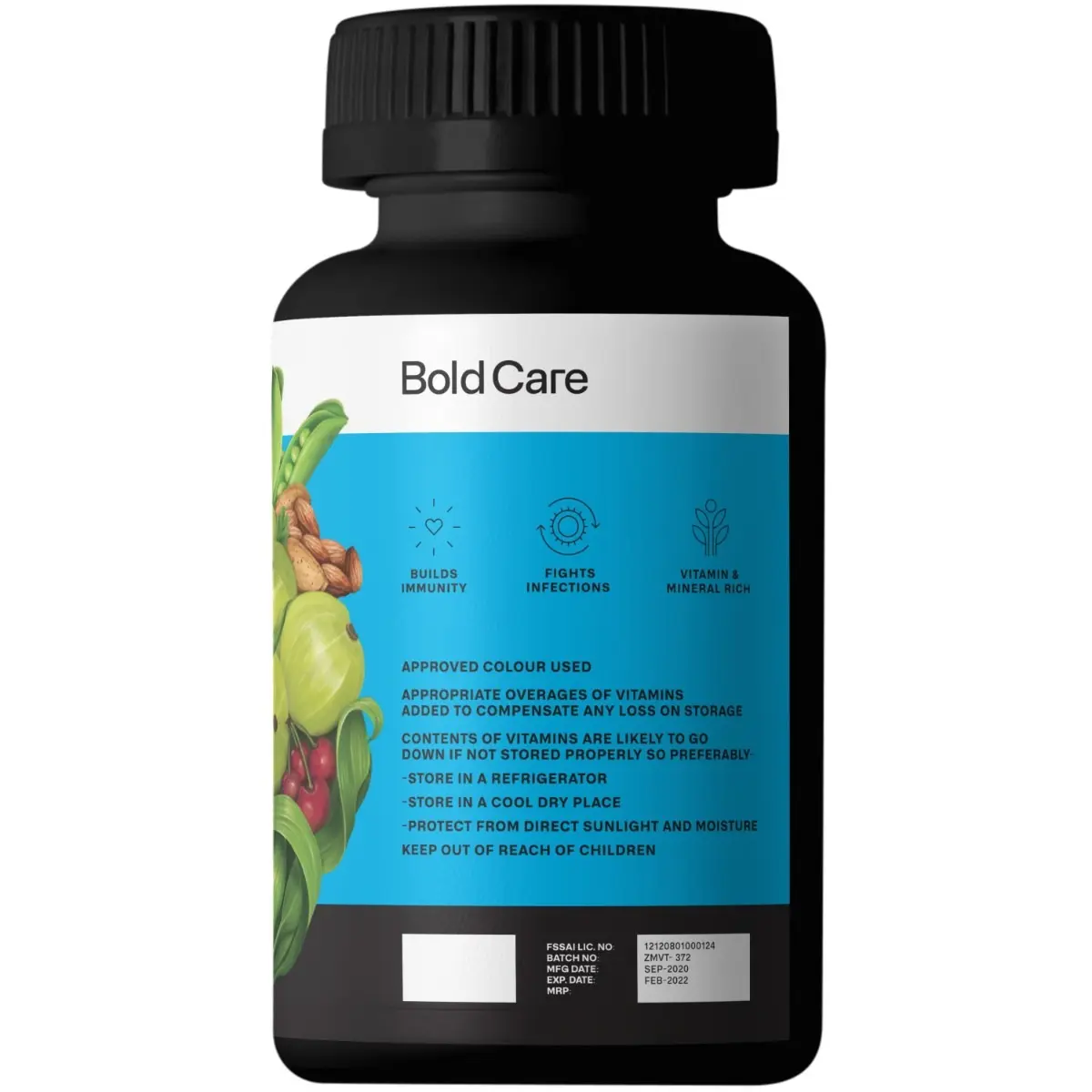 Bold Care Spark Spirulina, Amla, Vitamin C, B6, E & Zinc – All Natural Immunity Booster - Image 2