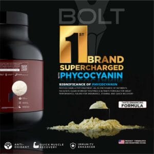 Bolt Mass Gainer Super-Charged With Phycocyanin
