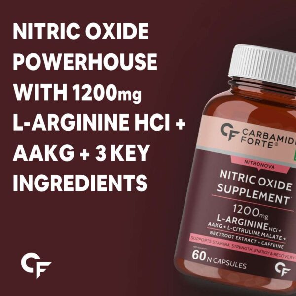Carbamide Forte Nitric Oxide L-Arginine Supplement For Men 1200mg