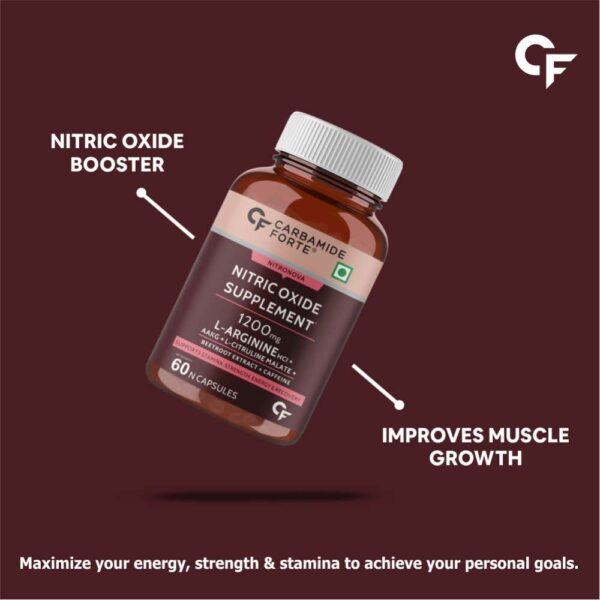 Carbamide Forte Nitric Oxide L-Arginine Supplement For Men 1200mg