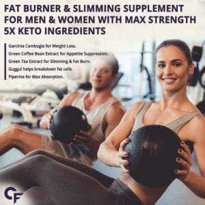 Carbamide Forte Keto Fat Burner & Natural Weight Loss Supplement For Women And Men 2500mg