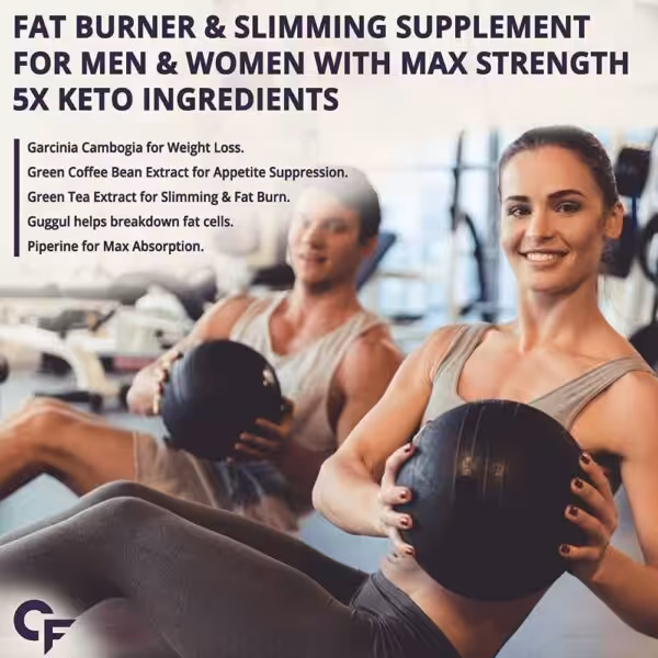 Carbamide Forte Keto Fat Burner & Natural Weight Loss Supplement For Women And Men 2500mg - product image