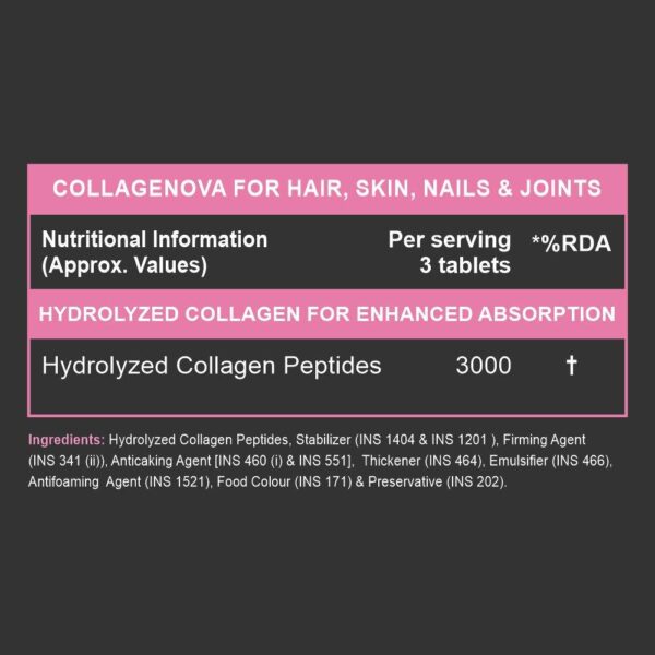 Carbamide Forte Hydrolyzed Collagen Peptides – 3000mg with Type 1 & 3 Collagen