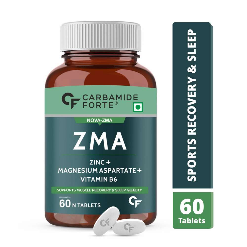 Carbamide Forte ZMA Supplements for Men & Women – Zinc, Magnesium Aspartate & Vitamin B6