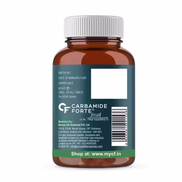 Carbamide Forte ZMA Supplements for Men & Women – Zinc, Magnesium Aspartate & Vitamin B6 - product image