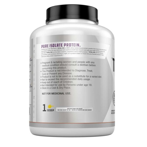 Cutler Nutrition Total Iso Whey Isolate Protein Powder