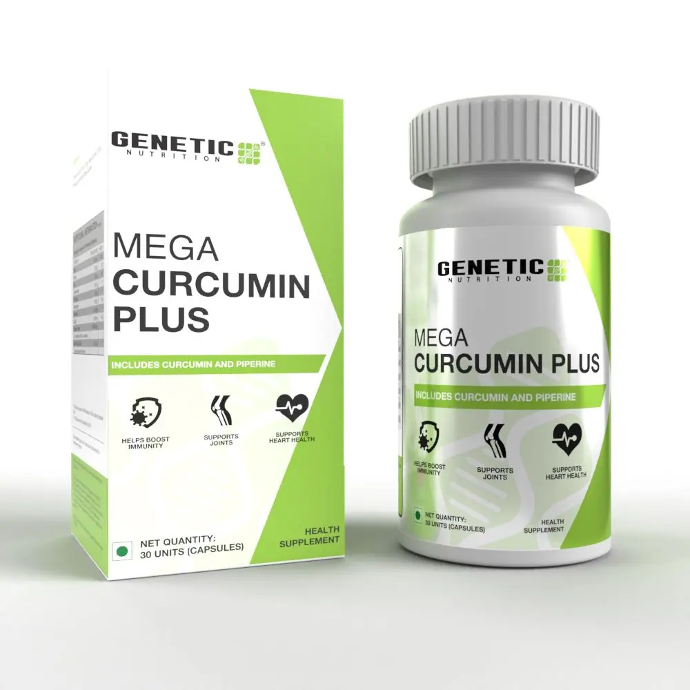 Genetic Nutrition Mega Curcumin Plus - Image 3
