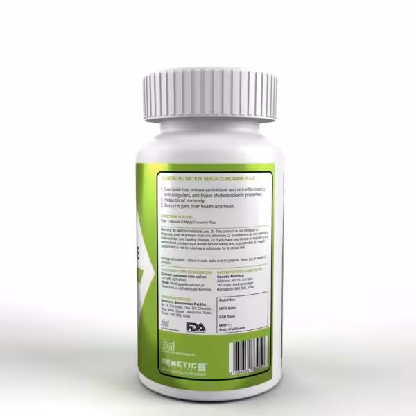 Genetic Nutrition Mega Curcumin Plus - product image