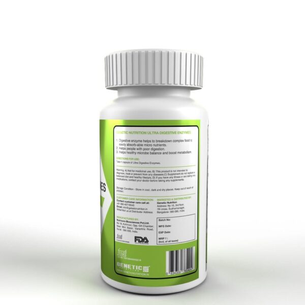 Genetic Nutrition Ultra Digestive Enzymes