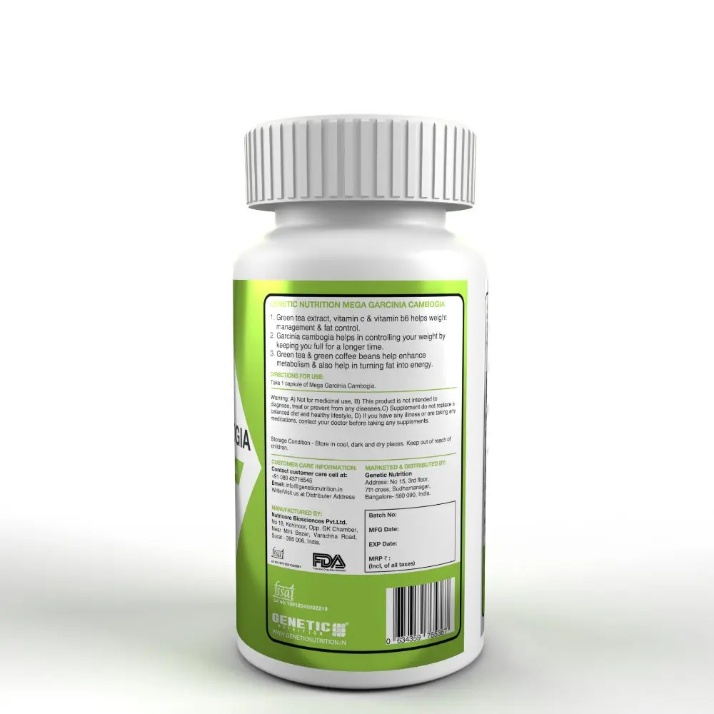 Genetic Nutrition Mega Garcinia Cambogia - Image 4