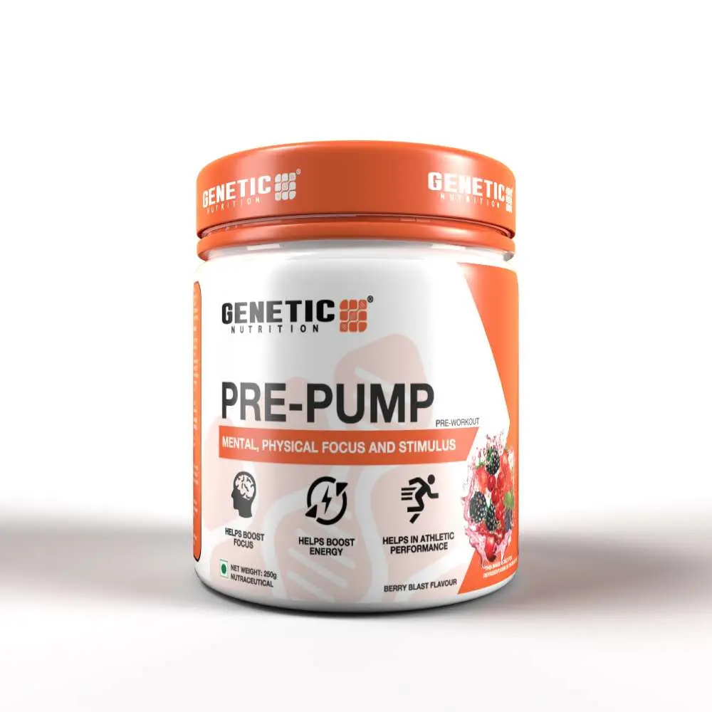 Genetic Nutrition Pre-Pump Pre-Workout - Sports Nutrition Supplement