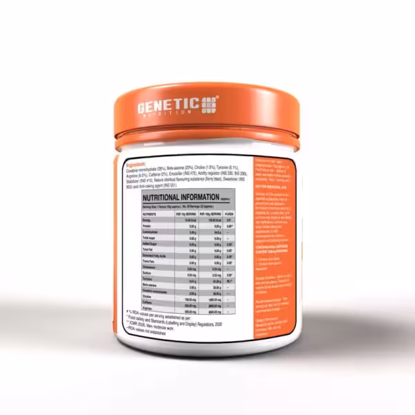 Genetic Nutrition Pre-Pump Pre-Workout - product image