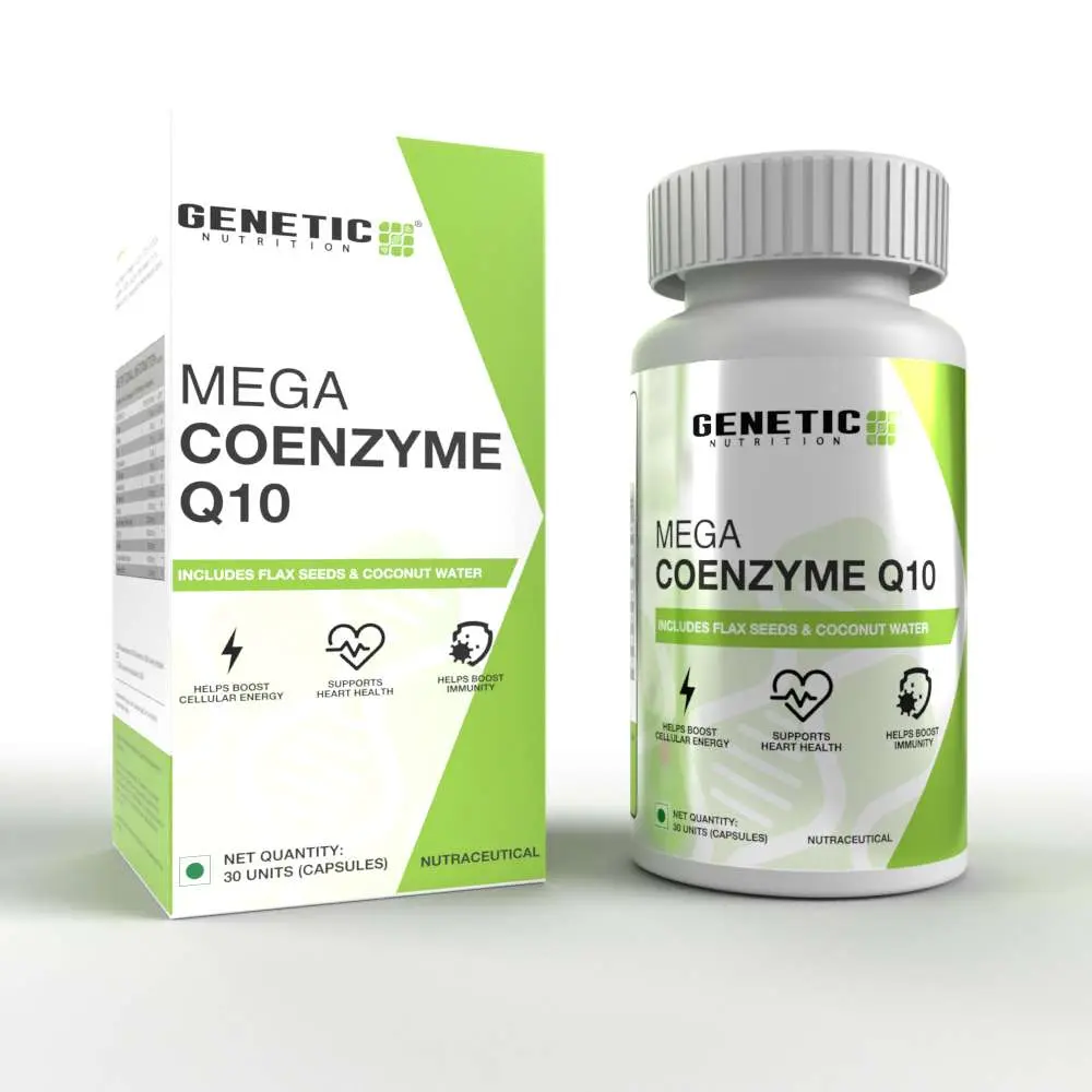 Genetic Nutrition Mega Coenzyme Q10 - Image 3