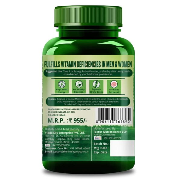 Himalayan Organics Multivitamin with 40 Ingredients & Probiotics