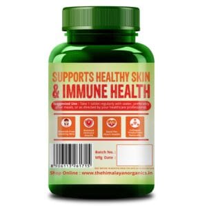 Himalayan Organics Vitamin C 1000mg Tablets from Natural Fruits – Immunity, Antioxidant & Skin Care