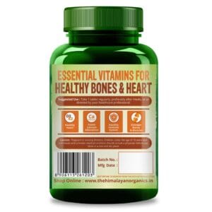 Himalayan Organics Vitamin D3 with K2 as MK7 Supplement