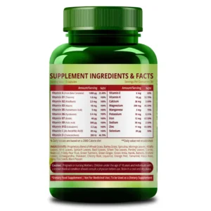 Himalayan Organics Whole Food Multivitamin for Men – With Natural Vitamins, Minerals, Extracts