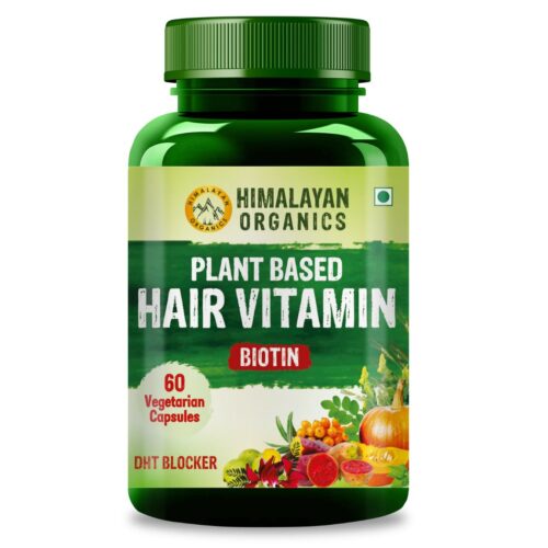 Himalayan Organics Plant Based Hair Vitamin (With DHT Blocker & Omega 3)