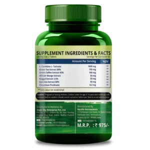 Himalayan Organics L Carnitine 2000mg – Supports Muscle Recovery, Fat Burn & Energy