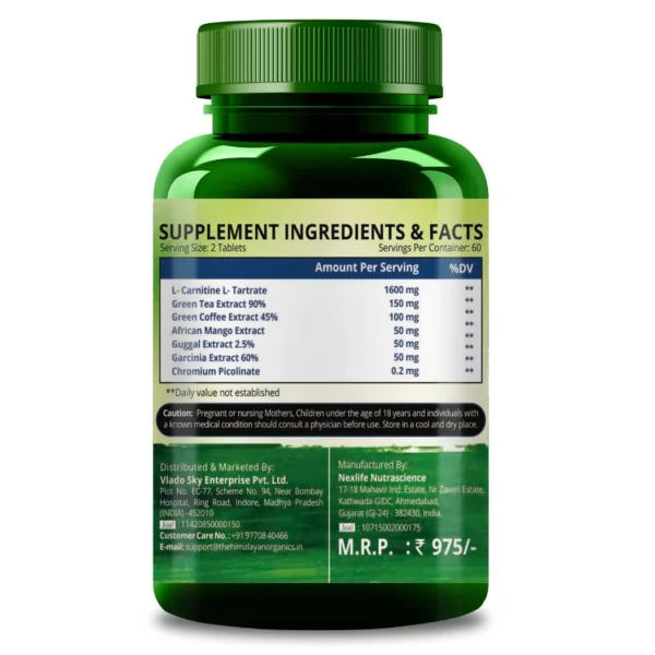 Himalayan Organics L Carnitine 2000mg – Supports Muscle Recovery, Fat Burn & Energy