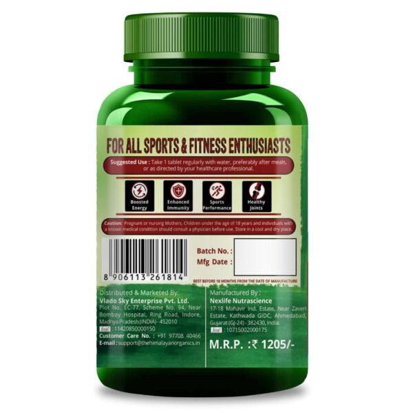 Himalayan Organics Men’s Multivitamin Sports with 60 + Vital Nutrients & 14 Performance Blends with Probiotics