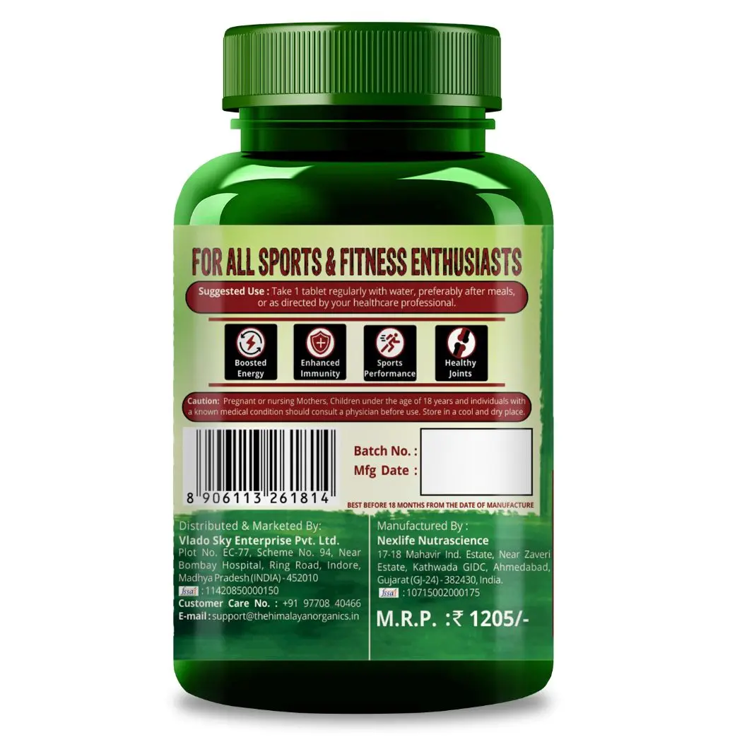 Himalayan Organics Men’s Multivitamin Sports with 60 + Vital Nutrients & 14 Performance Blends with Probiotics - Image 3
