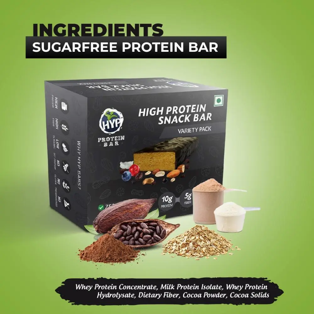 HYP (Wellversed) Sugarfree Variety Pack Protein Bars - Image 4