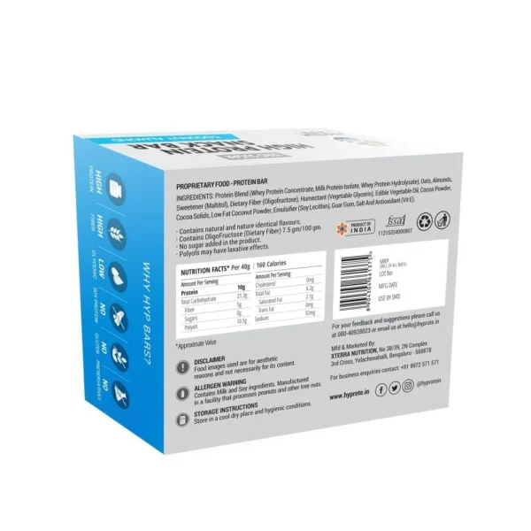 HYP (Wellversed) Coconut Almond Protein Bars