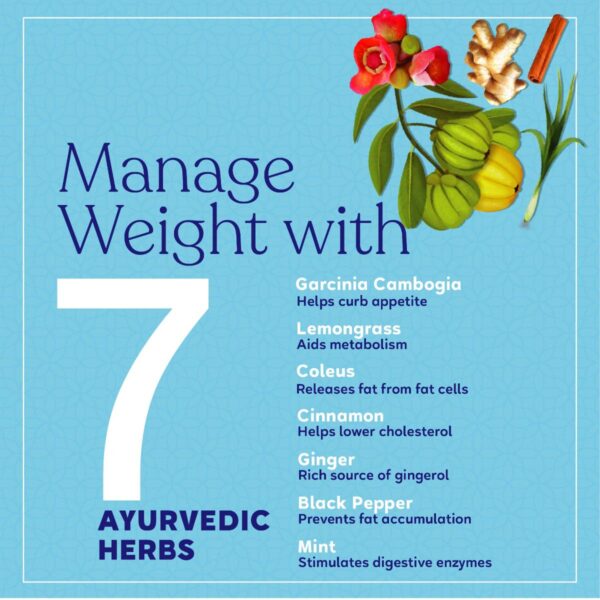 Kapiva Akrti Green Tea | Helps Maintain Healthy Weight | Enriched with Garcinia Cambogia, Lemongrass and Others