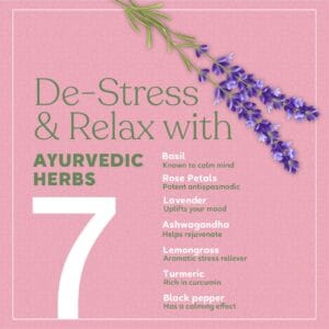 Kapiva Anandam Green Tea | Helps De-stress & Relax | Enriched with Lavender, Ashwagandha and Others