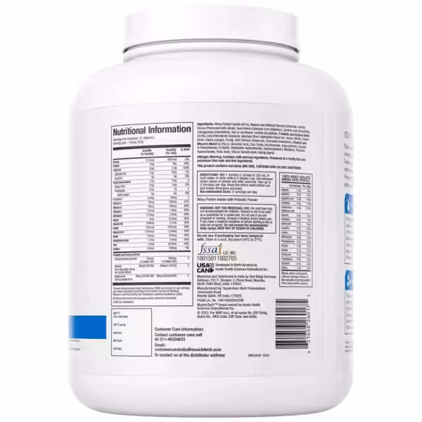 MuscleTech Platinum 100% Whey Isolate - product image