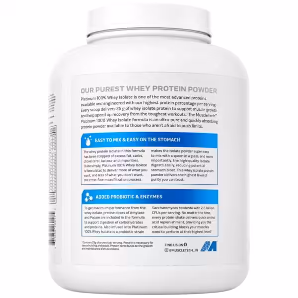 MuscleTech Platinum 100% Whey Isolate - product image