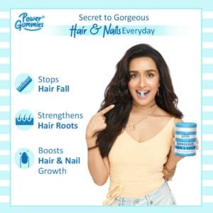 Power Gummies Gorgeous Hair & Nails with Biotin