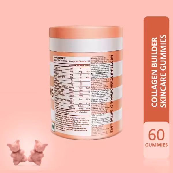 Power Gummies Jaw Dropping Gummies for Skin with Vitamin C - product image
